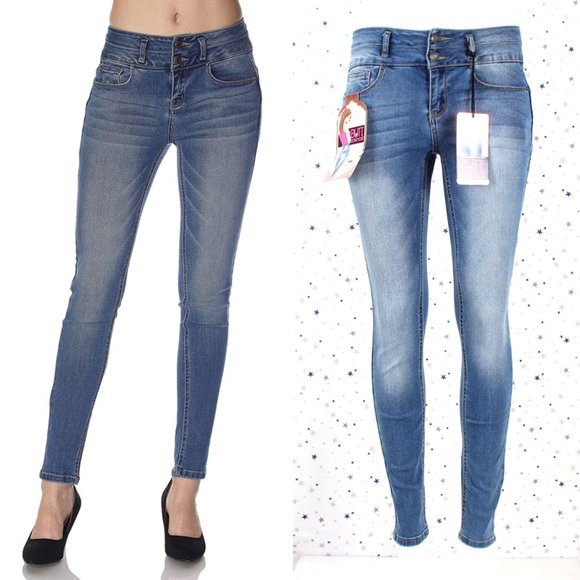 button up skinny jeans